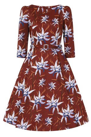 Maria Floral Swing Dress